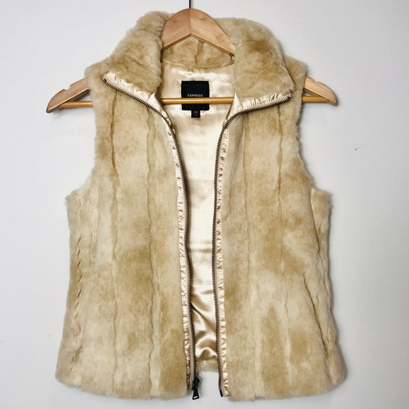 Express Jackets & Blazers - EXPRESS - Fur Vest. 37